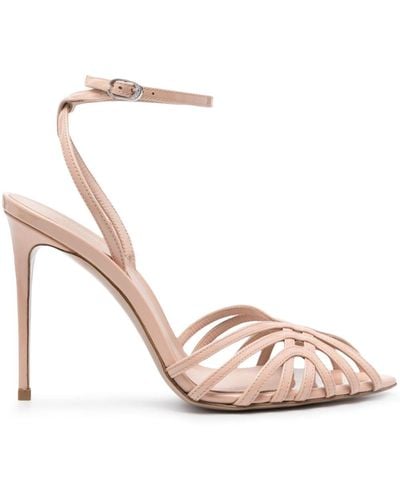 Le Silla 110mm Patent Leather Sandals - Pink