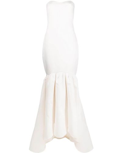 ROTATE BIRGER CHRISTENSEN Bandeau-style Fishtail Bridal Gown - White
