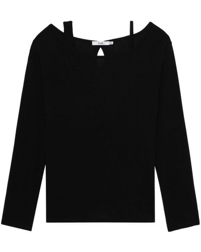 B+ AB Long-sleeve T-shirt - Black