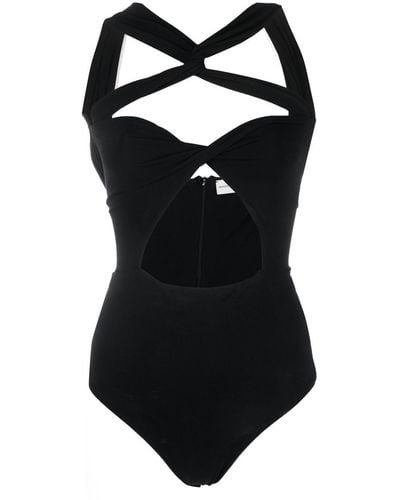 Magda Butrym Bodysuit With Cut-out Detail - Black