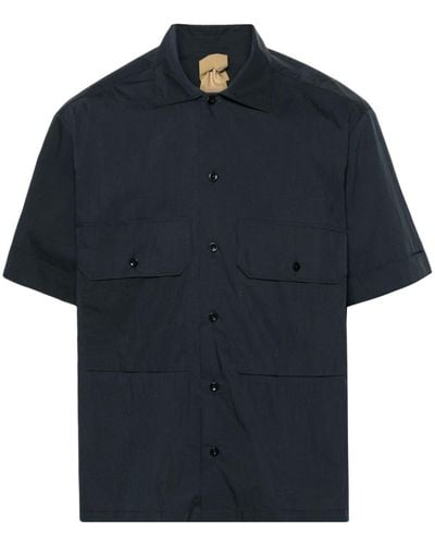 C.P. Company Camisa con botones y manga corta - Azul