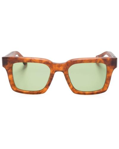 Matsuda M1027 Square-frame Sunglasses - Brown