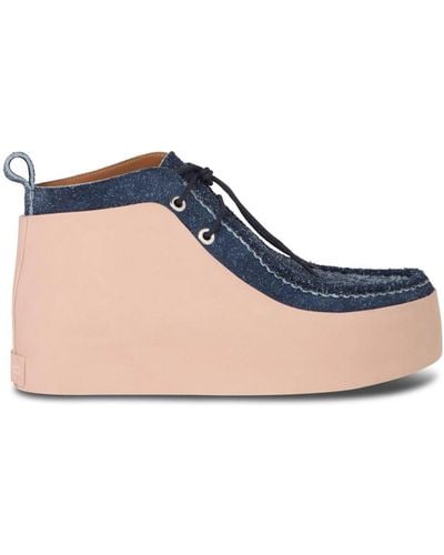 Etro Zapatos de plataforma a paneles - Azul