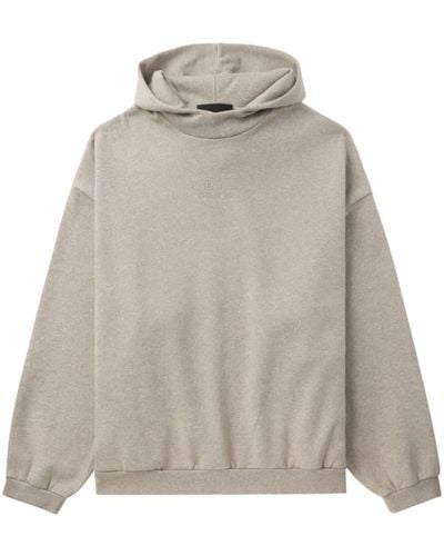 Fear Of God Essentials Cotton Hoodie - Gray