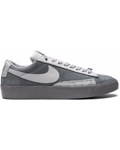 Nike X Fpar Sb Blazer Low "cool Grey" Sneakers - Gray