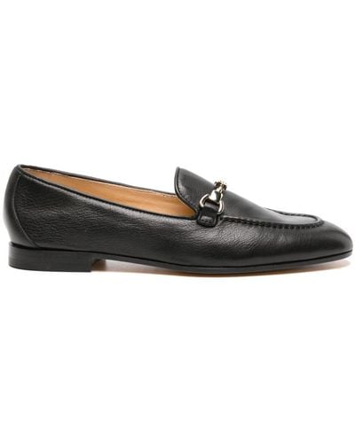 Doucal's Horsebit-detail Leather Loafers - Black