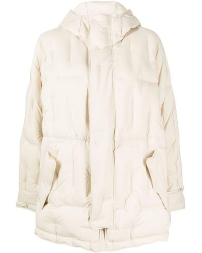 JNBY Quilted Hooded Coat - Natural