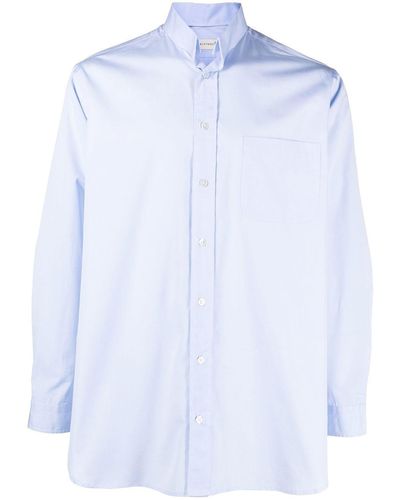 Mackintosh Roma Cotton Shirt - Blue