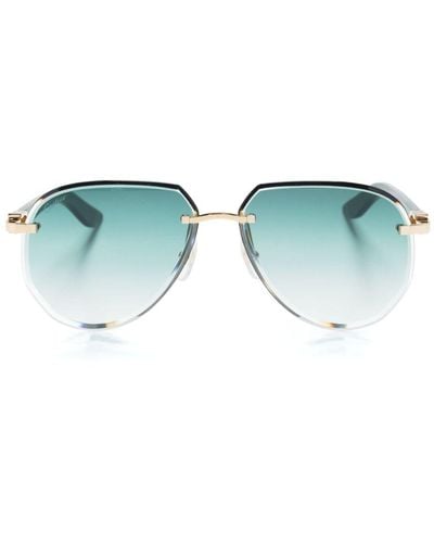 Cartier Gafas de sol con lentes degradadas - Azul