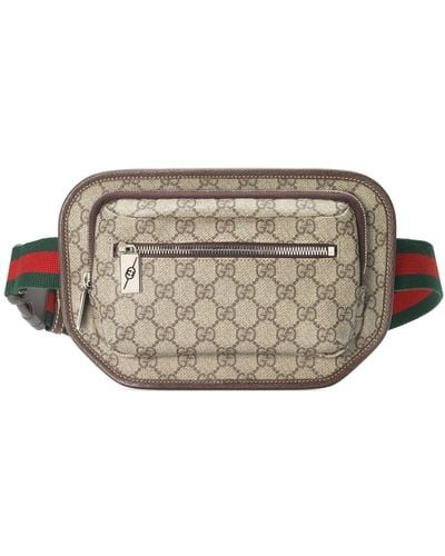 Gucci Sac ceinture en toile GG Jumbo - Marron