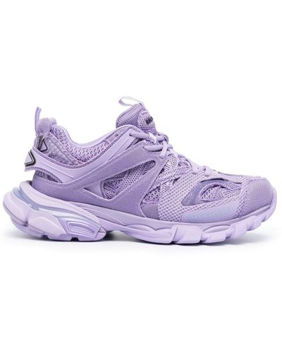 Balenciaga Track Mesh Low-top Sneakers - Purple