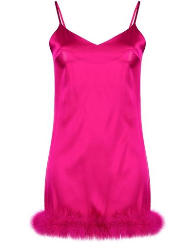 Gilda & Pearl Kitty Silk Slip Dress - Pink