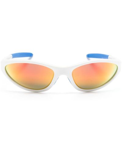 Marine Serre X Vuarnet Injected Visionizer Mirrored Sunglasses - Pink
