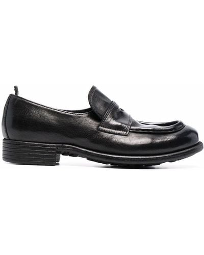 Officine Creative Penny Slip-on Loafers - Black