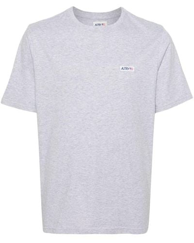 Autry T-Shirt mit Logo-Patch - Weiß