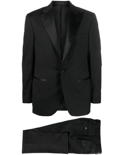Corneliani Single-breasted Dinner Suit - Black