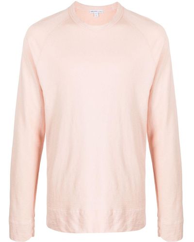 James Perse Sweatshirt mit Raglanärmeln - Pink