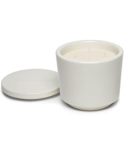 Brunello Cucinelli Maxi ceramic scented candle (3612g) - Bianco