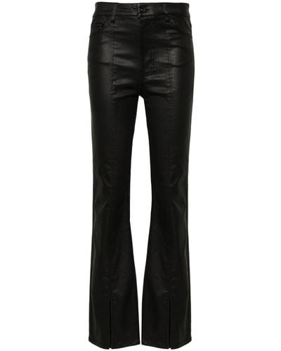 DKNY Mid-rise Flared Jeans - Black