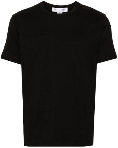 Comme des Garçons Crew-neck Cotton T-shirt - Black