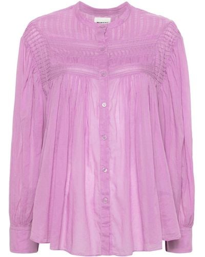 Isabel Marant Plalia Organic Cotton Shirt - Pink