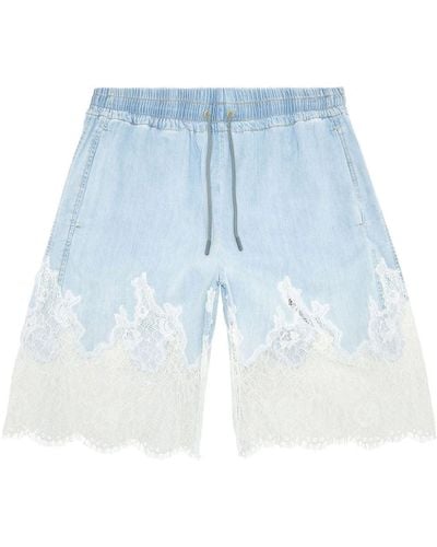 DIESEL Shorts De-Malkia - Blu