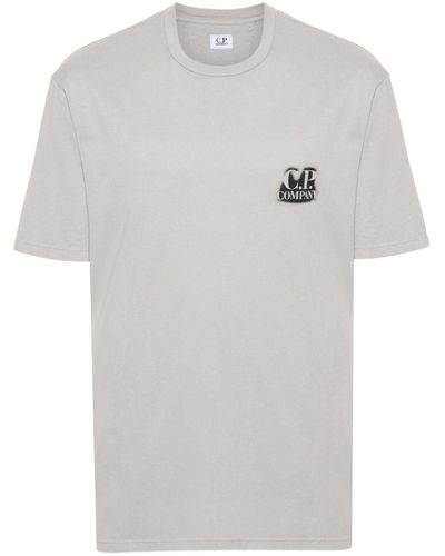 C.P. Company T-shirt Met Logoprint - Wit