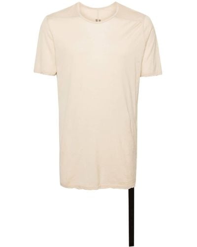 Rick Owens Level T-Shirt aus Bio-Baumwolle - Natur