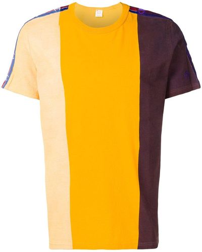 Champion Color Block Print T-shirt - Yellow