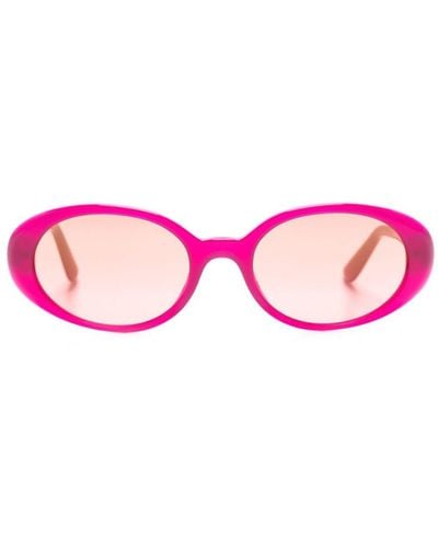 Dolce & Gabbana Round-frame Tinted Sunglasses - Pink