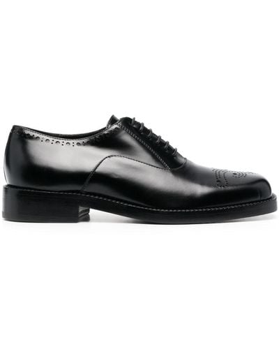 Raf Simons Square-toe Oxford Shoes - Black