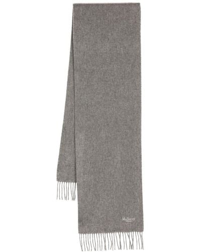 Mulberry Cashmere Mélange Scarf - Gray