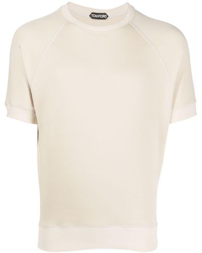 Tom Ford T-shirt à patch logo - Neutre