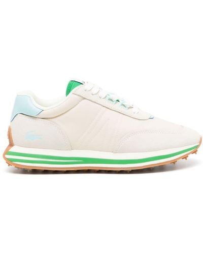 Lacoste L-spin Logo-patch Trainers - White