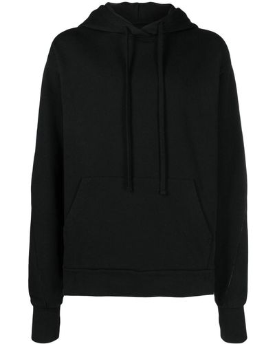 Thom Krom Long-sleeve Cotton Hoodie - Black