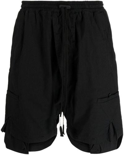 Boris Bidjan Saberi Drop-crotch Drawstring Shorts - Black