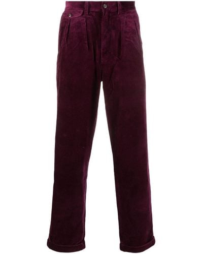 Polo Ralph Lauren Mid-rise Corduroy Cotton Pants - Red