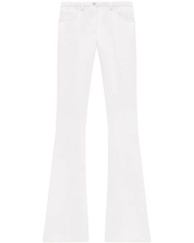 Courreges Relax Bootcut Trousers - White