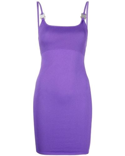 1017 ALYX 9SM Disco Bodycon Mini Dress - Purple