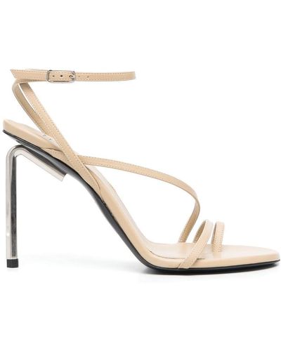 Off-White c/o Virgil Abloh Sandalen Met Open Neus - Naturel