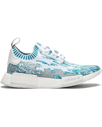 adidas Nmd_r1 Primeknit "datamosh" Sneakers - White