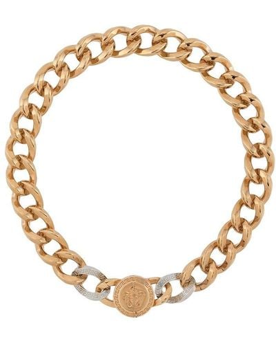 Versace Medusa Chain Necklace - Metallic