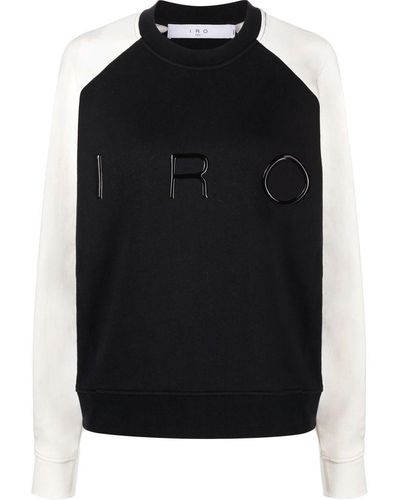 IRO Sweater Met Logopatch - Zwart