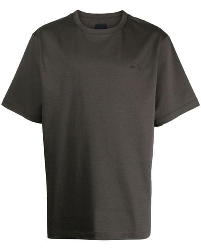 Juun.J Graphic-print Cotton T-shirt - Black