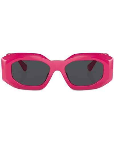 Versace Eyewear Gafas de sol con placa del logo - Rojo