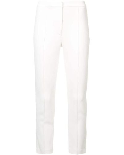 Adam Lippes Pantalon skinny crop - Blanc