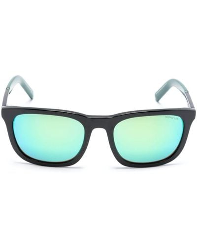 Moncler Kolligian Rectangle-frame Sunglasses - Green