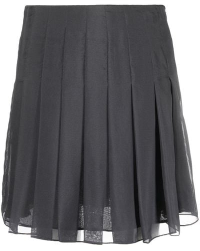 Dorothee Schumacher High-waist Pleated Miniskirt - Gray