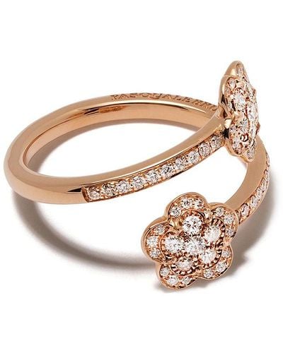Pasquale Bruni 18kt Weißgoldring mit Diamanten - Pink