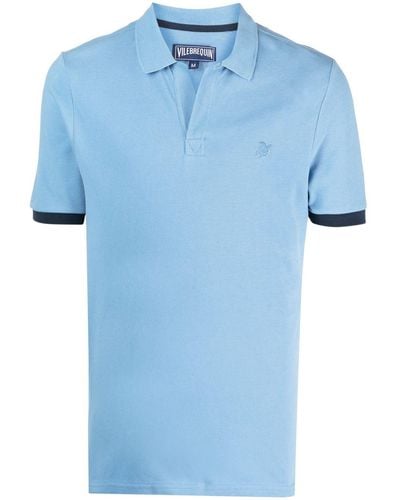 Vilebrequin Poloshirt aus Bio-Baumwolle - Blau